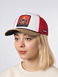Бейсболка CAPSLAB арт. CL/HIP/1/PCT/BIGB Premium Big Boy (бежевый / белый)